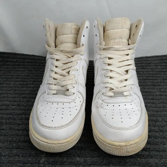 Nike Air Force 1 Men Hi Triple White Sneakers