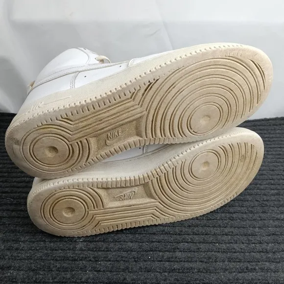 Nike Air Force 1 Men Hi Triple White Sneakers
