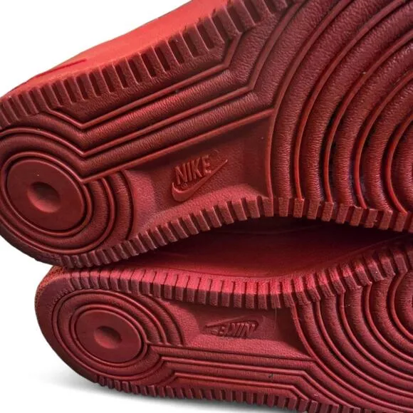 Nike Air Force 1 Mid LV8 (GS) AV3803-600 Kids 6.5Y/Women’s 8 Red Black