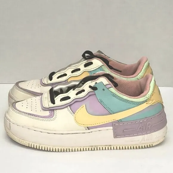NIKE Air Force 1 Shadow Sneakers Womens Sz 5.5 Activewear Sportswear Athleisure
