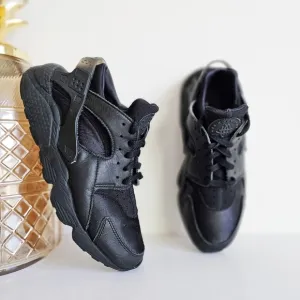Nike Air Huarache Triple Black - 2021 Release Sneakers Women’s 10 Running Shoes