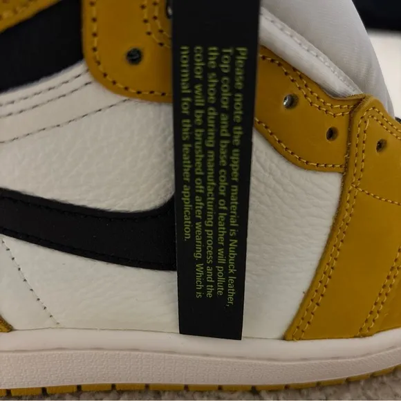 Nike Air Jordan 1 Men’s Size 10 Retro High OG Yellow Ochre DZ5485-701 Sneakers