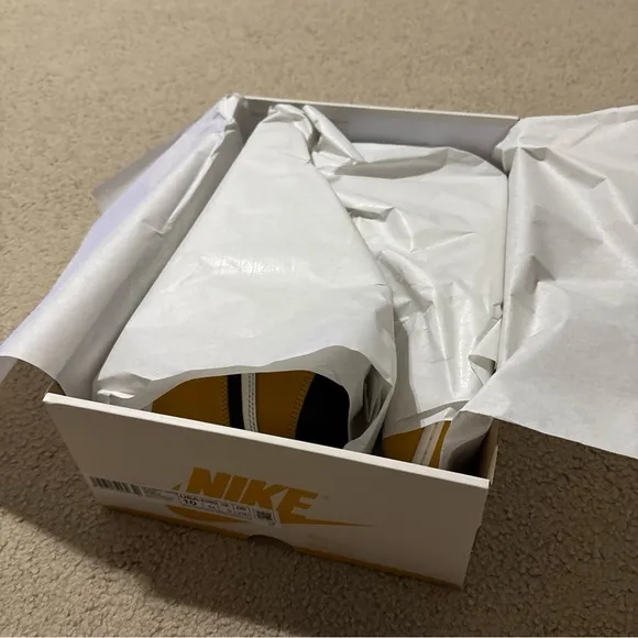 Nike Air Jordan 1 Men’s Size 10 Retro High OG Yellow Ochre DZ5485-701 Sneakers