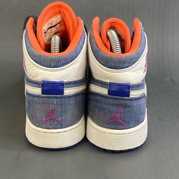 Nike Air Jordan 1 Retro High GS 'Deep Royal' sneaker shoes size 5.5Y