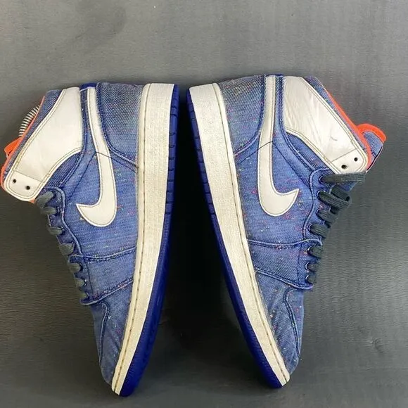 Nike Air Jordan 1 Retro High GS 'Deep Royal' sneaker shoes size 5.5Y