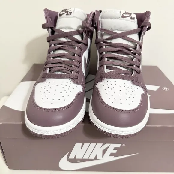 Nike Air Jordan 1 Retro High OG Shoes White Sky J Mauve DZ5485-105 Men's Sz 11
