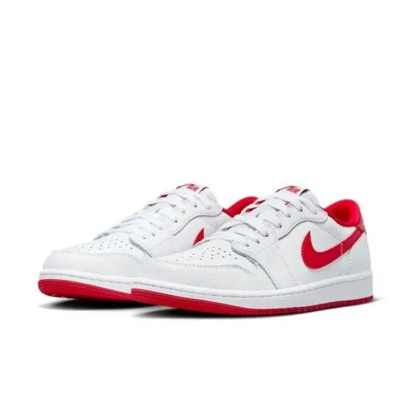 Nike Air Jordan 1 Retro Low OG Shoes University Red CZ0790-161 Men's Size 12.5