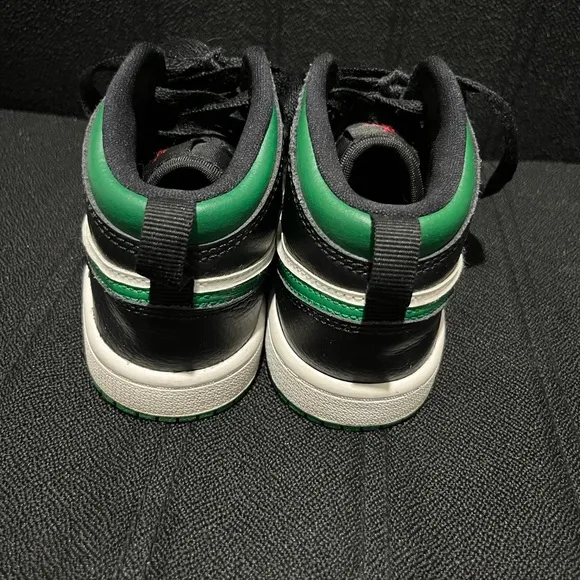 Nike Air Jordan 1 Retro Mid Pine Green Black Toddler Shoes Size 12c