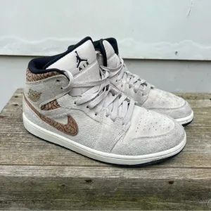 Nike Air Jordan 1 Retro Mid SE Brown Elephant dz4129-102 8.5