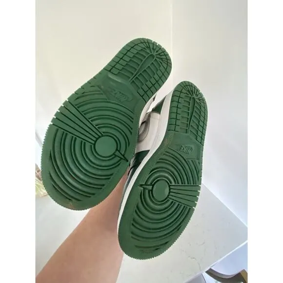 Nike Air Jordan 1 Retro OG High Gorge Green/White Sneaker Shoes‎ Boys Youth Sz 4