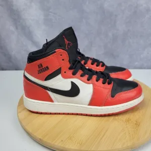 Nike Air Jordan 1 Retro Rare Air Max  Orange Shoes Size 6.5 Y