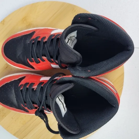 Nike Air Jordan 1 Retro Rare Air Max  Orange Shoes Size 6.5 Y