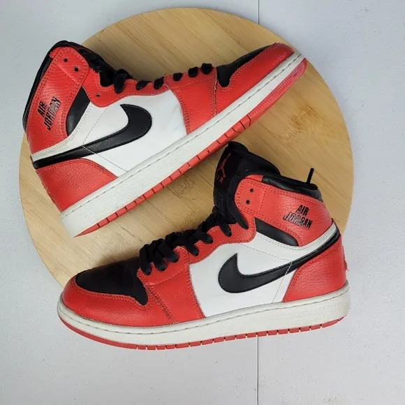 Nike Air Jordan 1 Retro Rare Air Max  Orange Shoes Size 6.5 Y
