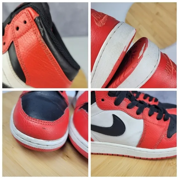 Nike Air Jordan 1 Retro Rare Air Max  Orange Shoes Size 6.5 Y