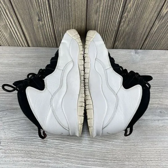 NIKE AIR JORDAN 10 RETRO BG &quot;IM BACK&quot; WHITE Sneakers Shoes 310806-104 Size: 5Y