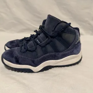 Nike Air Jordan 11 Retro PS Shoes Size 1Y Little Kids Navy Blue White DO3857-441