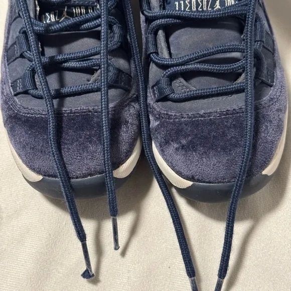 Nike Air Jordan 11 Retro PS Shoes Size 1Y Little Kids Navy Blue White DO3857-441