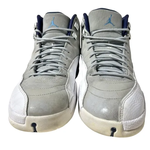 Nike Air Jordan 12 XII Retro University Blue Grey Size 9.5. Sneakers 130690-007