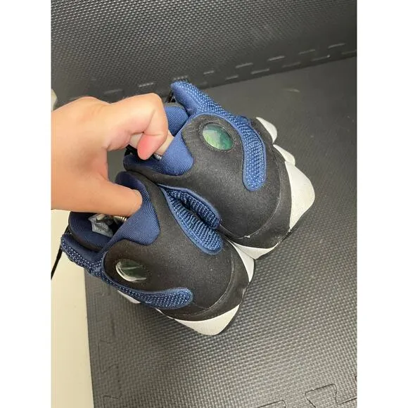 Nike Air Jordan 13 Retro Blue Boys‎ Size 5Y Athletic Shoes Sneakers 884129-400