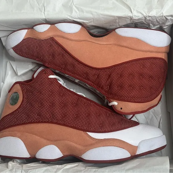 Nike Air Jordan 13 Retro Dune Red Terra Blush Sneakers Mens Size 9 NEW