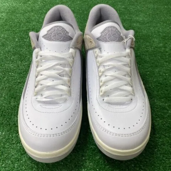 Nike Air Jordan 2 Retro Low Mens Sportswear Shoes White DV9956-100 VNDS Size 12