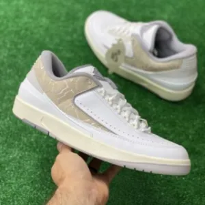 Nike Air Jordan 2 Retro Low Mens Sportswear Shoes White DV9956-100 VNDS Size 12