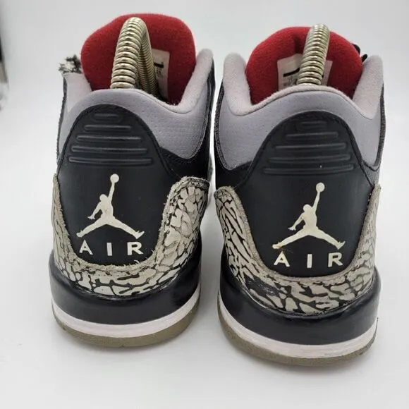 Nike Air Jordan 3 Retro GS Cement Sneakers - Size 7Y Womens 8.5 398614-010