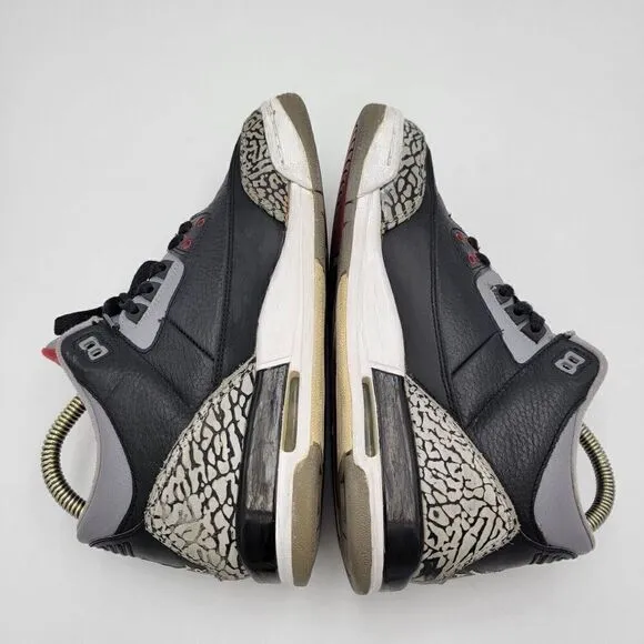 Nike Air Jordan 3 Retro GS Cement Sneakers - Size 7Y Womens 8.5 398614-010