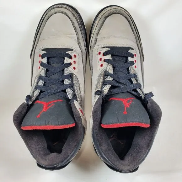 Nike Air Jordan 3 Retro Stealth Size 10 2011 Jumpman 136064-003