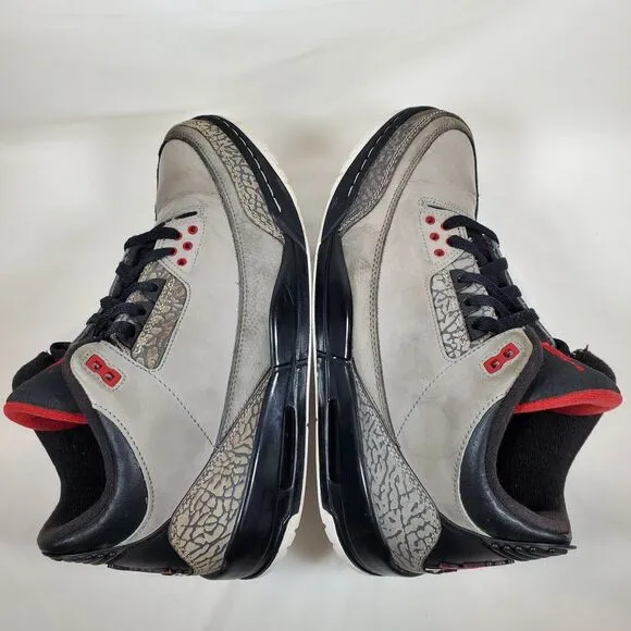 Nike Air Jordan 3 Retro Stealth Size 10 2011 Jumpman 136064-003