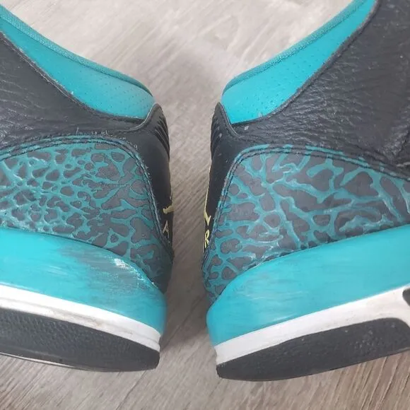 Nike Air Jordan 3 Retro GS Rio Teal Black 441140-018 Youth 6.5Y Shoes Sneakers