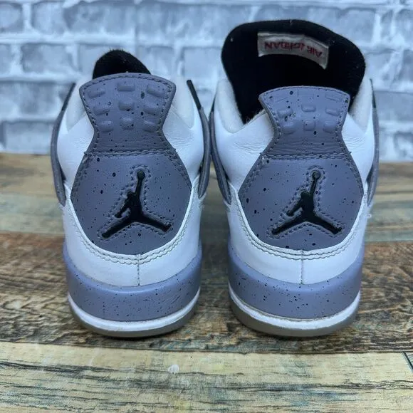 Nike Air Jordan 4 Retro OG White‎ Cement 2016 408452-103 Youth Size 4Y Rare