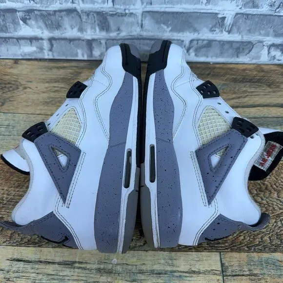 Nike Air Jordan 4 Retro OG White‎ Cement 2016 408452-103 Youth Size 4Y Rare
