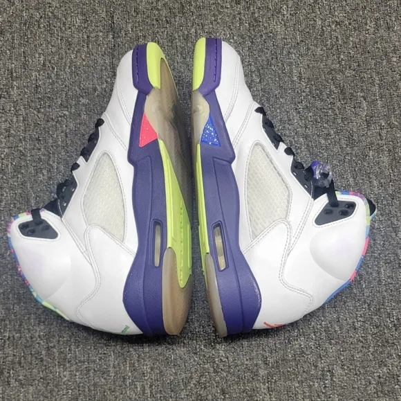 Nike Air Jordan 5 Retro Alternate Bel-Air White Shoes DB3335-100 Men's Size 9