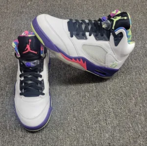 Nike Air Jordan 5 Retro Alternate Bel-Air White Shoes DB3335-100 Men's Size 9