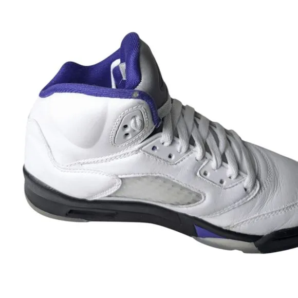 NIKE Air Jordan 5 Retro 'Dark Concord' Sneakers Size 5.5Y/W7