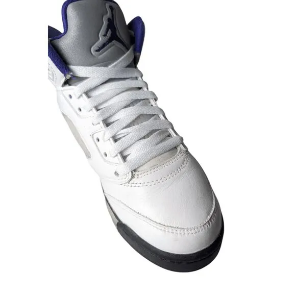 NIKE Air Jordan 5 Retro 'Dark Concord' Sneakers Size 5.5Y/W7