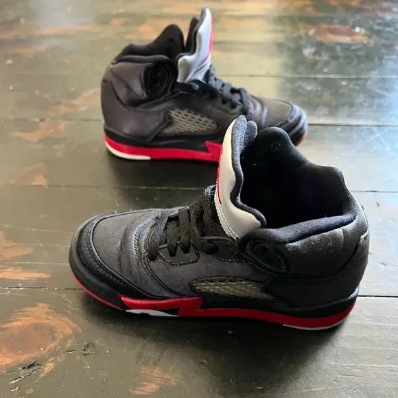 Nike Air Jordan 5 Retro Satin Bred Shoes