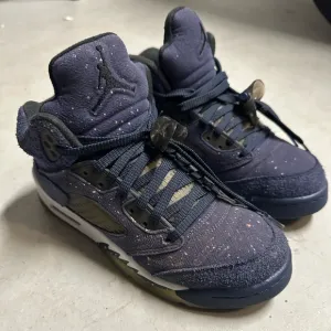 Nike Air Jordan 5 Retro SE GS Georgetown Midnight Navy Size 6Y Shoes FN5452-400