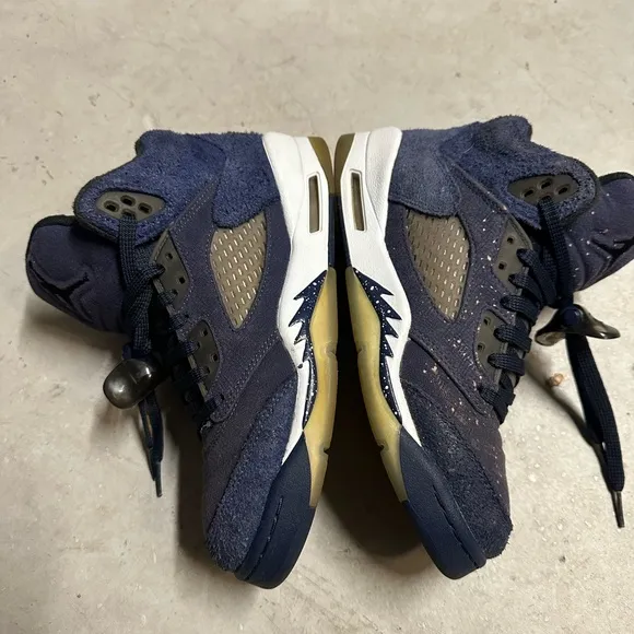 Nike Air Jordan 5 Retro SE GS Georgetown Midnight Navy Size 6Y Shoes FN5452-400