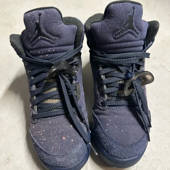 Nike Air Jordan 5 Retro SE GS Georgetown Midnight Navy Size 6Y Shoes FN5452-400