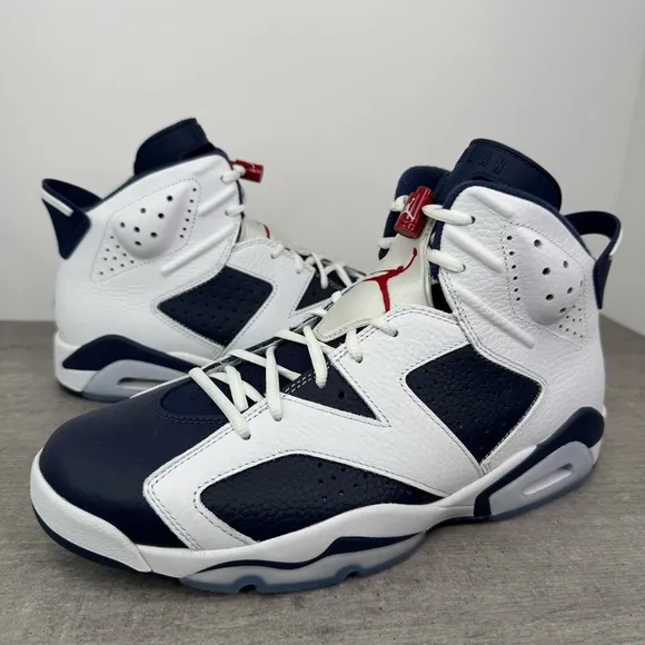 Nike Air Jordan 6 Retro 'Olympic' Basketball Shoes CT8529-164 Men's Size 12