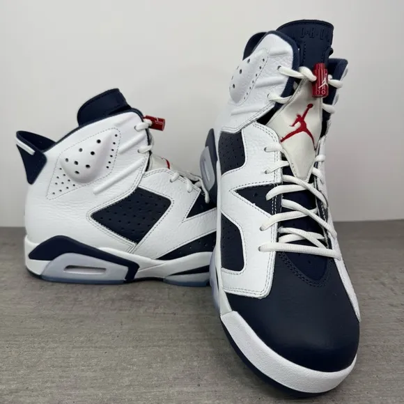 Nike Air Jordan 6 Retro 'Olympic' Basketball Shoes CT8529-164 Men's Size 12