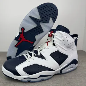 Nike Air Jordan 6 Retro 'Olympic' Basketball Shoes CT8529-164 Men's Size 12