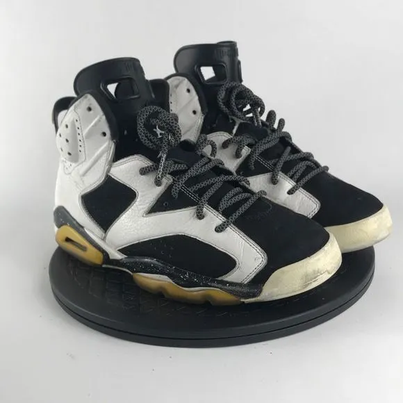Nike Air Jordan 6 Retro Oreo 2009 Black/White 384664-101 Men’s Size 10
