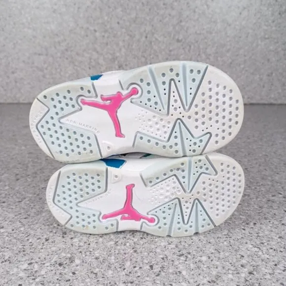 Nike Air Jordan 6 Retro Sneakers Kids Shoes 6C