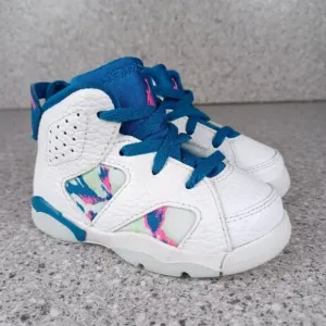 Nike Air Jordan 6 Retro Sneakers Kids Shoes 6C