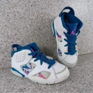 Nike Air Jordan 6 Retro Sneakers White Shoes 10C