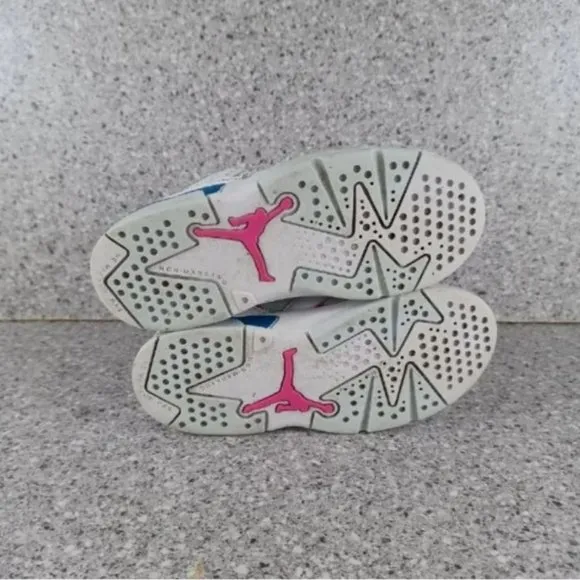 Nike Air Jordan 6 Retro Sneakers White Shoes 10C
