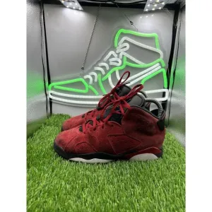 Nike Air Jordan 6 Retro Toro Red Boys Size 3Y Athletic Shoes Sneakers DV3605-600